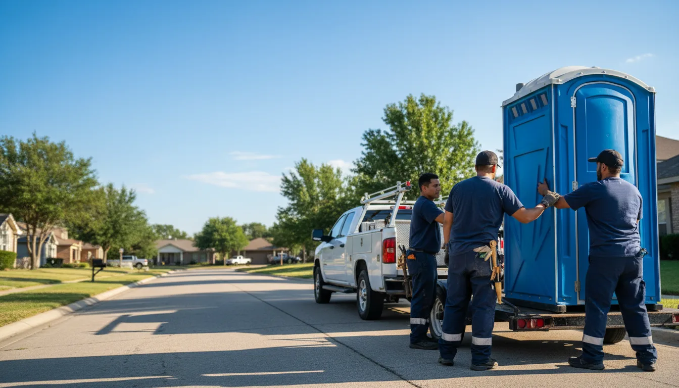 Portable Toilet Rental in Cromwell, OK near me